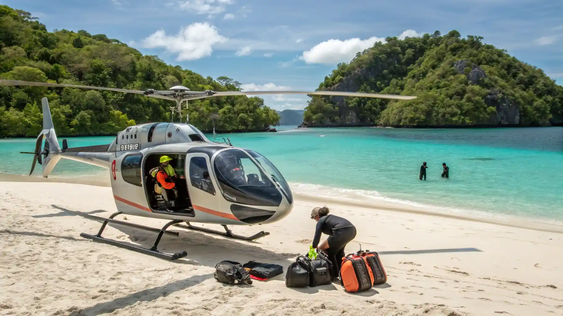 Diving Expeditions & Medical Evaacuation Raja Ampat Helicopter charter