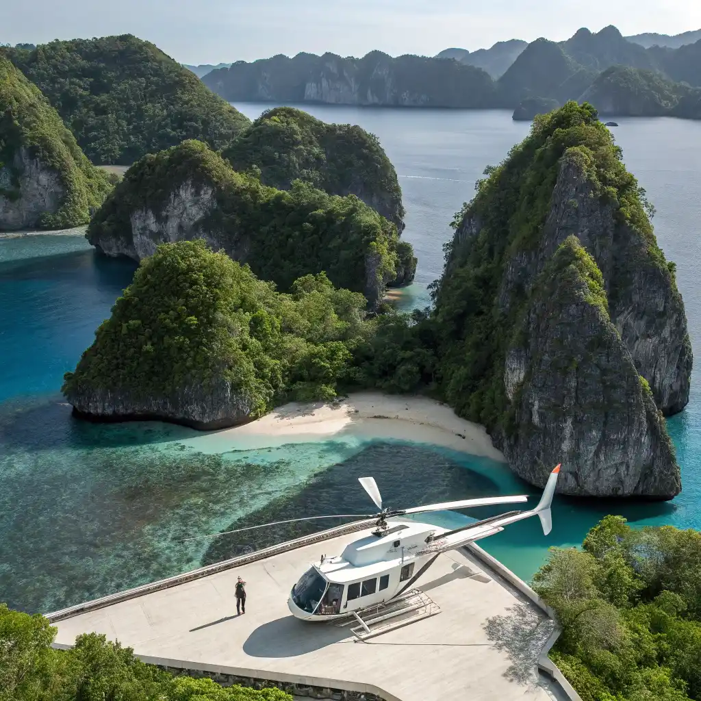 Resort Tranfer | Raja Ampat Helicopter Charter