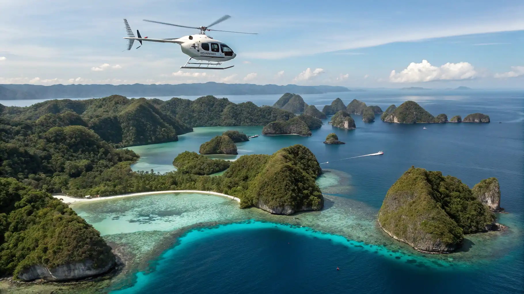 painemo Island Tour | Raja Ampat Helicopter Charter